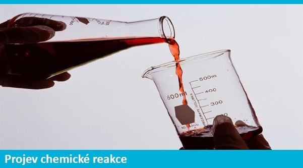 Projevy chemické reakce